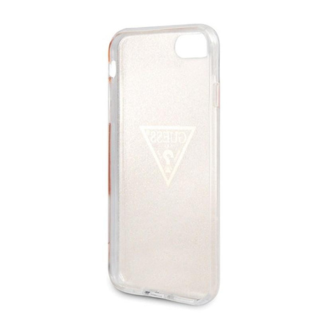 Guess Solid Glitter Triangle - Etui iPhone 8 / 7 (Gold)