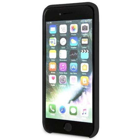 Guess Silicone - Etui iPhone 8 / 7 (czarny)