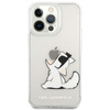 Karl Lagerfeld Choupette Fun Sunglasses - Etui iPhone 14  Pro Max (przezroczysty)