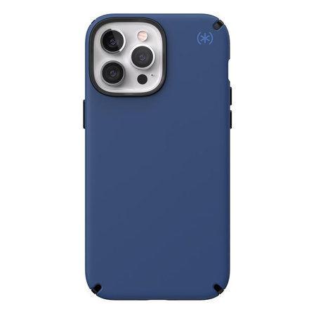 Speck Presidio2 Pro - Etui iPhone 13 Pro Max / iPhone 12 Pro Max z powłoką MICROBAN (Coastal Blue/Black/Storm Blue)