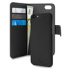 PURO Wallet Detachable - Etui 2w1 iPhone SE (2022 / 2020) / 8 / 7 / 6s (czarny)