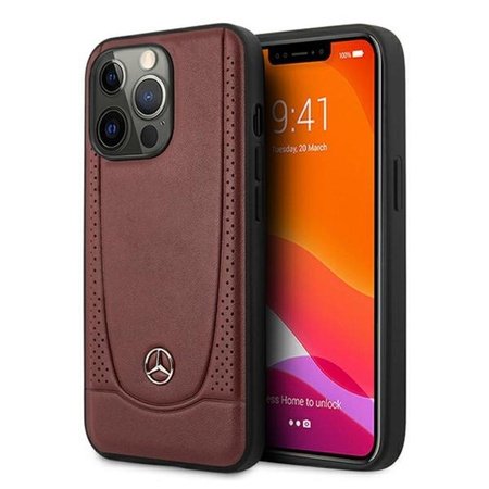 Mercedes Leather Urban Line - Etui iPhone 13 Pro (czerwony)