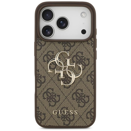 Guess 4G Big Logo - Etui iPhone 17 Pro (brązowy)