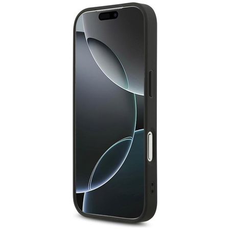 Guess Fixed Glitter Big 4G - Etui do iPhone 17 Pro (czarny)