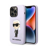 Karl Lagerfeld Silicone NFT Ikonik - Etui iPhone 14 Pro Max (fioletowy)