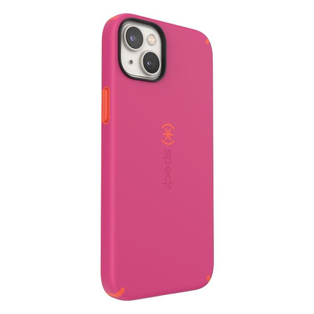Speck CandyShell Pro + MagSafe - Etui iPhone 14 Plus z powłoką MICROBAN (Digital Pink / Energy Red)