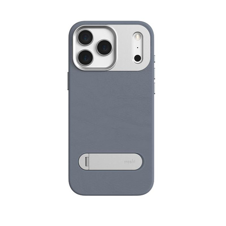 Moshi Kameleon MagSafe - Etui iPhone 17 Pro Max z funkcją podstawki (Dusk Blue)
