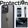 Spigen Ultra Hybrid -  Etui do iPhone 14 Pro (Granatowy)