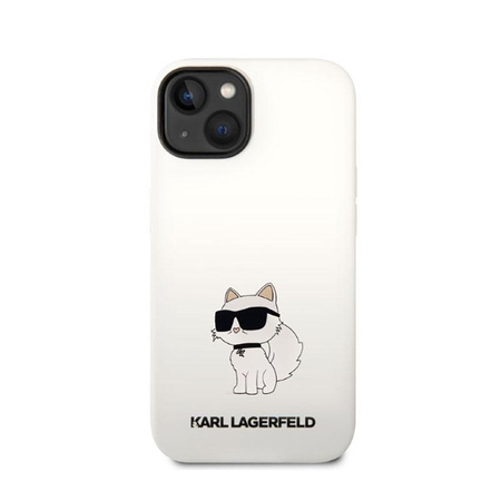 Karl Lagerfeld Silicone NFT Choupette - Etui iPhone 14 (biały)