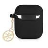 Guess 4G Charms Silicone Case  - Etui AirPods (Black)
