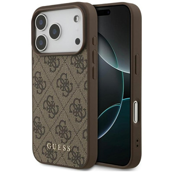 Guess 4G Classic - Etui iPhone 17 Pro (brązowy)