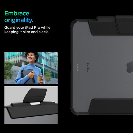 Spigen Ultra Hybrid Pro - Etui do iPad Pro 13" M4 (2024)  (Black)