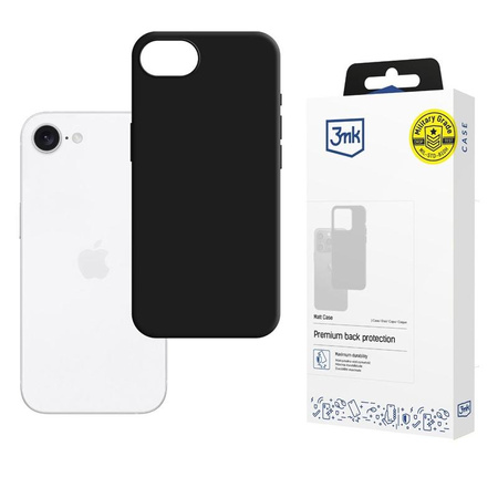 3mk Matt Case - Etui do Apple iPhone 16e (Czarny)