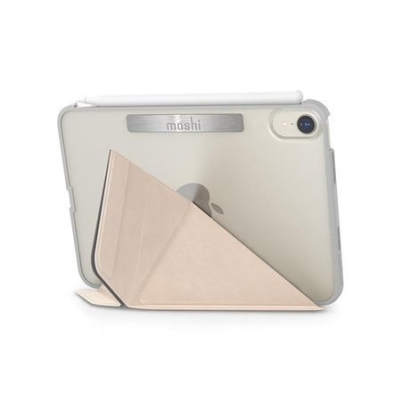 Moshi VersaCover - Etui origami iPad mini 6 (2021) z ładowaniem Apple Pencil (Savanna Beige)