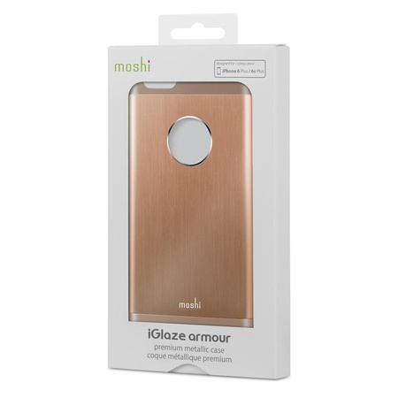 Moshi iGlaze Armour - Etui aluminiowe iPhone 6s Plus / iPhone 6 Plus (Sunset Copper)