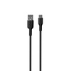 PURO ICON Soft Cable – Kabel USB-A do USB-C 1.5 m (Black)