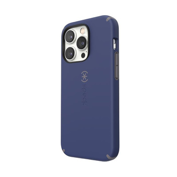 Speck CandyShell Pro + MagSafe - Etui iPhone 14 Pro z powłoką MICROBAN (Prussian Blue / Cloudy Grey)