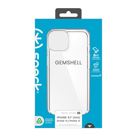 Speck Gemshell - Etui iPhone 16e / iPhone 15 / iPhone 14 / iPhone 13 (Clear)
