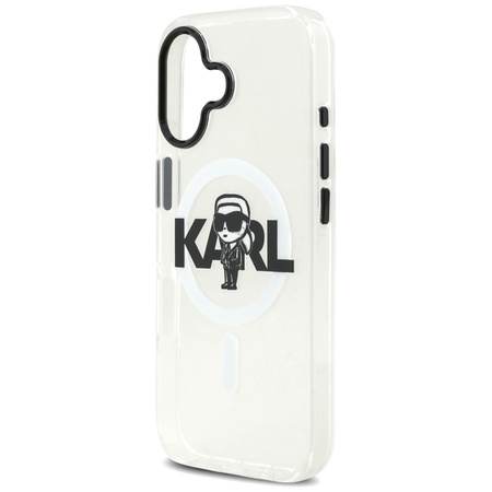Karl Lagerfeld IML Karl Sketch Logo MagSafe - Etui iPhone 17 (przezroczysty)