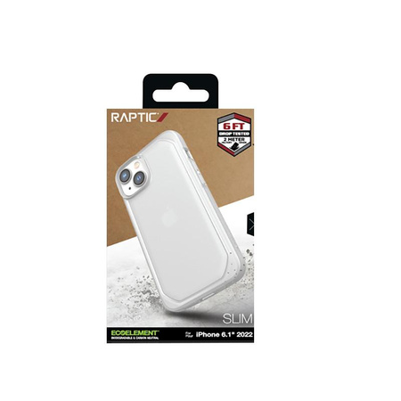 X-Doria Raptic Slim - Biodegradowalne etui iPhone 14 (Clear)