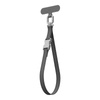 Moshi 2-in-1 Wrist & Body Strap with Adapter - Smycz ze skóry eco do telefonu (Midnight Gray)