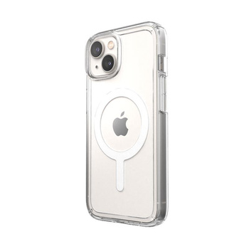 Speck Gemshell + MagSafe - Etui do iPhone 14 / iPhone 13 z połowką MICROBAN (Clear)