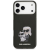 Karl Lagerfeld IML Aquarelle Karl & Choupette & Logo MagSafe - Etui iPhone 17 Pro (czarny)