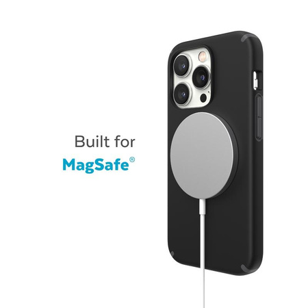 Speck CandyShell Pro + MagSafe - Etui iPhone 14 Pro Max z powłoką MICROBAN (Black / Slate Grey)