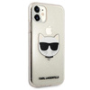 Karl Lagerfeld Choupette Head Glitter - Etui iPhone 11 (złoty)
