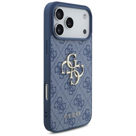Guess 4G Big Logo - Etui iPhone 17 Pro Max (niebieski)