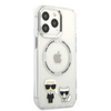 Karl Lagerfeld Karl & Choupette Aluminium MagSafe - Etui iPhone 13 Pro Max (przezroczysty)