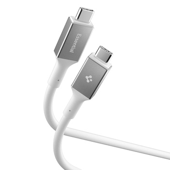 Spigen EB24012CC Essential - Kabel USB-C do USB-C PD 240W 1.2m (Biały)