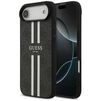 Guess 4G Printed Stripes MagSafe - Etui iPhone Air (czarny)
