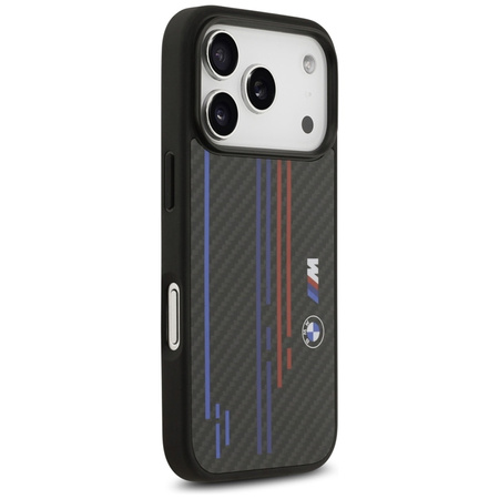 BMW M Kevlar Lines & Logo MagSafe - Etui iPhone 17 Pro (czarny)