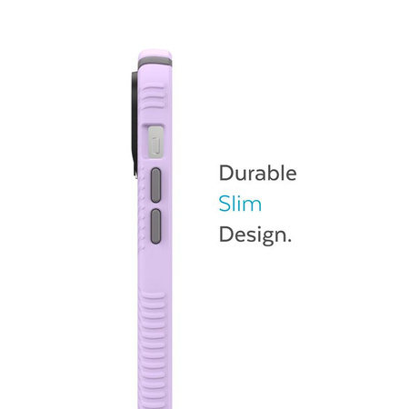 Speck Presidio2 Grip - Antypoślizgowe etui iPhone 14 Pro Max (Spring Purple / Cloudygrey / White)