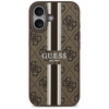 Guess 4G Printed Stripes MagSafe - Etui iPhone 17 (brązowy)
