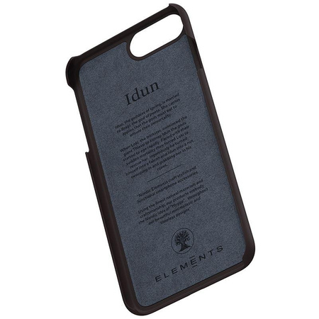 Nordic Elements Saeson Idun - Materiałowe etui iPhone 8 Plus / 7 Plus / 6s Plus / 6 Plus (Dark Brown Pattern 2)