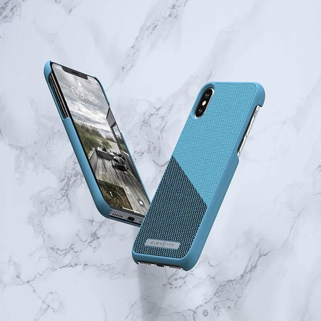 Nordic Elements Saeson Freja - Materiałowe etui iPhone Xs Max (Petrol)