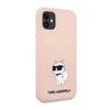 Karl Lagerfeld Silicone NFT Choupette - Etui iPhone 11 (różowy)