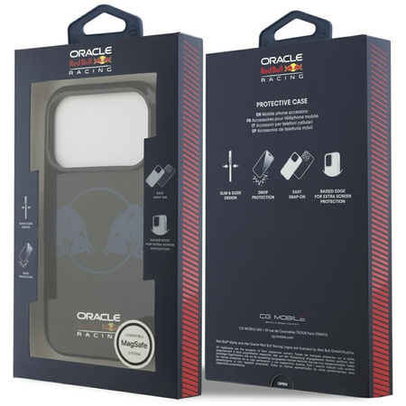 Red Bull IML Transparent Two Bulls MagSafe - Etui iPhone 17 Pro (granatowy)