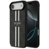 Guess 4G Printed Stripes MagSafe - Etui iPhone Air (czarny)