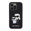 Karl Lagerfeld NFT Saffiano Karl & Choupette - Etui iPhone 14 Pro (Czarny)