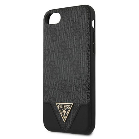 Guess 4G Triangle Collection - Etui iPhone SE / 8 / 7 (szary)
