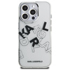 Karl Lagerfeld IML Sketched Graphic - Etui iPhone 16 Pro Max (przezroczysty)