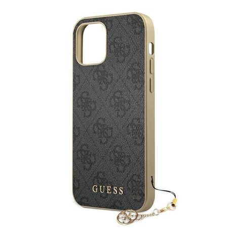 Guess 4G Charms Collection - Etui iPhone 12 Pro Max (szary)