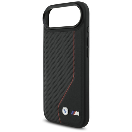 BMW M Carbon Line & Logo MagSafe - Etui iPhone Air (czerwony)