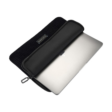 TUCANO Velluto 2 - Pokrowiec MacBook Air 13" (M4/M3/M2/M1/2025-2018) / Pro 13" / Laptop 12" (czarny)