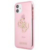 Guess Glitter 4G Big Logo - Etui iPhone 11 (różowy)