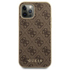 Guess 4G Collection - Etui iPhone 12 / iPhone 12 Pro (brązowy)