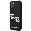 Karl Lagerfeld Ikonik 3D Karl & Choupette - Etui iPhone 13 (czarny)